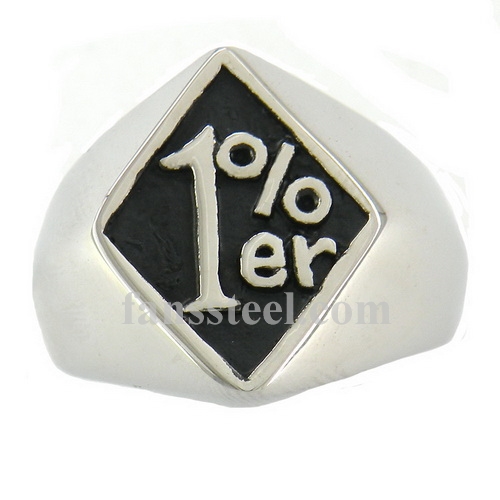 FSR10W87 one percenter motor cycle biker ring - Click Image to Close